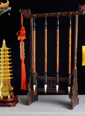 文昌塔摆件文昌布局文昌笔+文昌笔架+刻四大名人金榜题名书桌