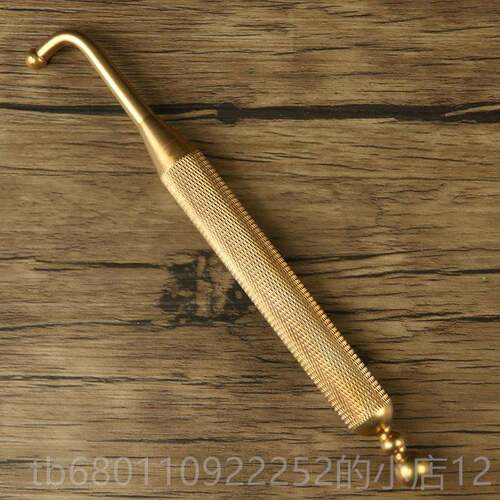 正品筋挠子纯膜铜按穴位工拨具点穴棒按脚器穴位按摩筋棒按摩笔浅 - 图1