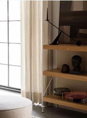 现代极简诧寂黑色烛台创意简约个性几何线条餐厅烛光晚餐浪漫烛台