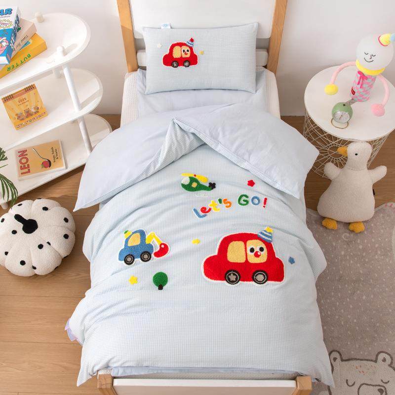 幼儿园入被子三件ltao9237套园宝宝专被套被褥六件套儿童床品用纯,淘宝优惠券,粉丝福利购,淘宝优惠卷