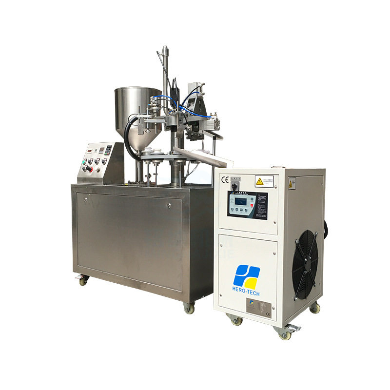 铭纳机械半自动冷水系统封尾机冷风枪灌装机防晒霜膏体灌装封尾机,淘宝优惠券,粉丝福利购,淘宝优惠卷