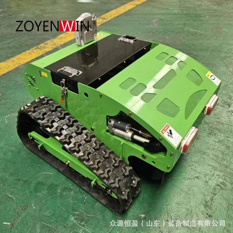 履带式小型遥控割草机堤坝山坡碎草机电动众源四驱果园树林除草机,淘宝优惠券,粉丝福利购,淘宝优惠卷