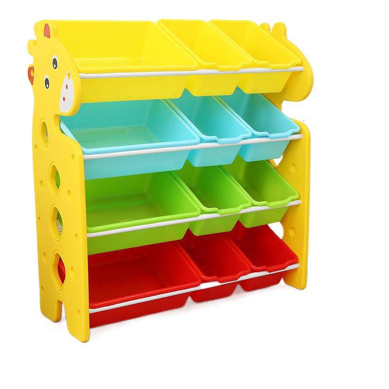 儿童玩收纳架宝宝书架卡通玩多具架子婴园童置物架ZRF层幼具儿收,淘宝优惠券,粉丝福利购,淘宝优惠卷