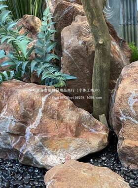 pu石头灰色沫雕塑假山假石道商场造景具橱窗台影视舞绿色剑tlznsd