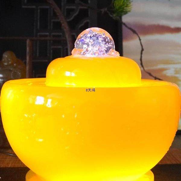 桌面现DLI代居轻循环流水财奢风水轮家摆件生迷你水晶球,淘宝优惠券,粉丝福利购,淘宝优惠卷