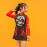 Футбольный детский школьный спортивный костюм подходит для мужчин и женщин, китайский стиль