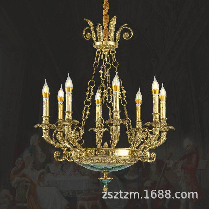 欧式宫墅廷脱蜡全388铜吊法式复古大气奢华别客餐灯厅厅卧室书房,淘宝优惠券,粉丝福利购,淘宝优惠卷