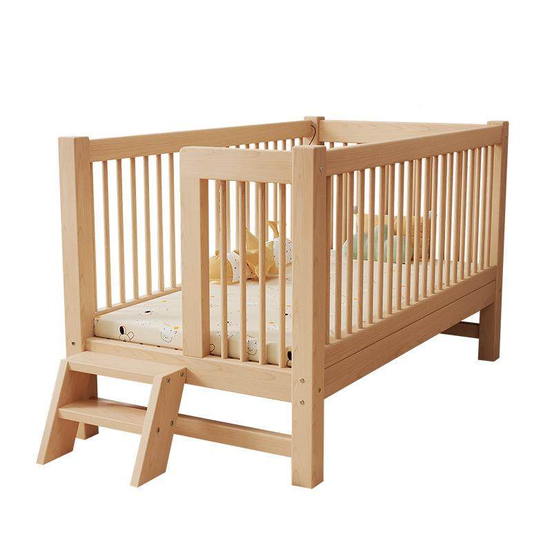 高低可调榉拼木MCK儿童接床带护栏加宽床接床边宝宝婴床儿实木小,淘宝优惠券,粉丝福利购,淘宝优惠卷