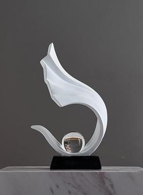 轻奢酒柜件视SHDK1703柜玄关家居装公饰品办电室摆风生水起客厅感