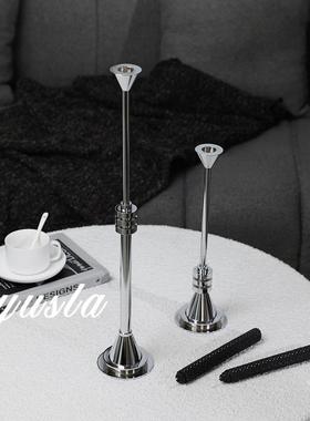 蜡烛台摆件复古样板房客厅法式风电视柜玄关柜餐厅柜别墅软装饰品