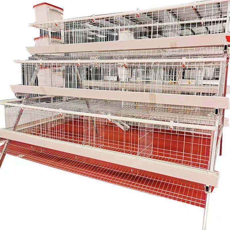 镀锌三层四门阶梯式蛋鸡笼畜牧大密度养殖提高产蛋量镀锌养鸡笼,淘宝优惠券,粉丝福利购,淘宝优惠卷
