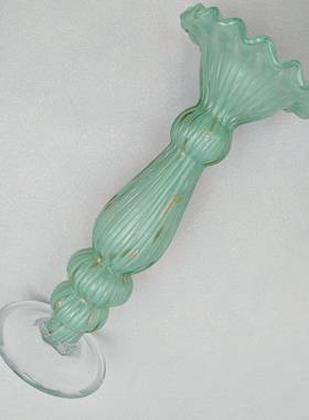 欧式创意璃花瓶玻璃客烛台019厅餐桌家品居插花工艺玻摆件