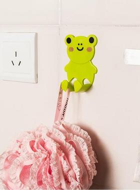 创意卡通动物挂钩强力无痕挂钩置物挂衣钩子墙壁厨房浴室粘钩壁挂