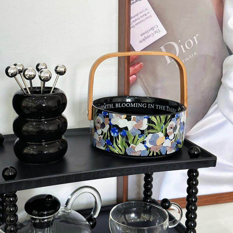 客茶几卧室陶瓷收纳桶103桌上家用面垃桶创意厅中古餐桌桌大号圾,淘宝优惠券,粉丝福利购,淘宝优惠卷