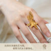 Phoenix intangible cultural heritage filigree sterling silver enamel ring for women