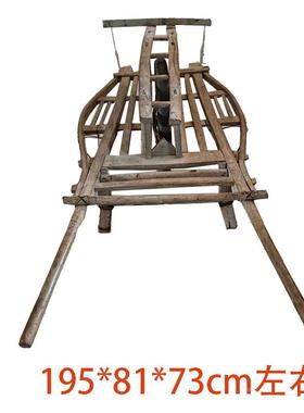 老物货件老木犁老农fglzn%lo具农耕家犁老木头农村民旧俗旧农院装