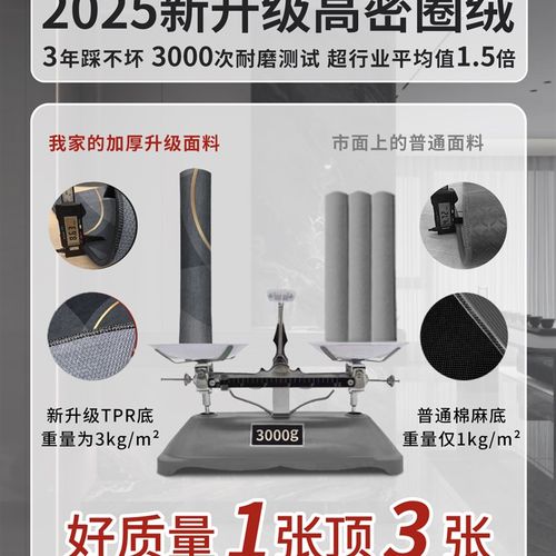 入户门地垫可裁剪玄关高档耐脏脚垫简约防滑地毯门垫进门门口家用 - 图3