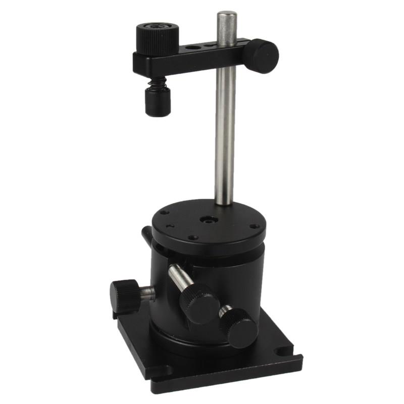 Optical three-dimensional adjustment frame manual rotation angle tilt platform lens clamping fixed workbench optical bench