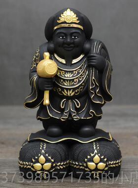 正品日楠匠心大黑溪天木雕佛像本法护神