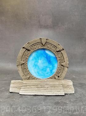 高档冬官手作 水泥树脂鱼缸景件布景科幻摆空门造虫洞时星门星际