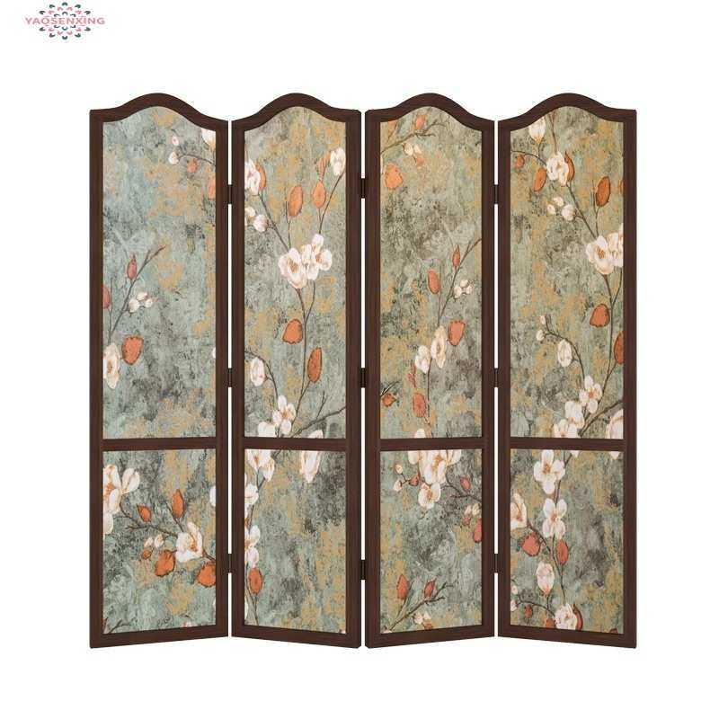 美式复古实木折叠屏风入户现代客厅玄关遮挡移动背景墙装饰折屏,淘宝优惠券,粉丝福利购,淘宝优惠卷