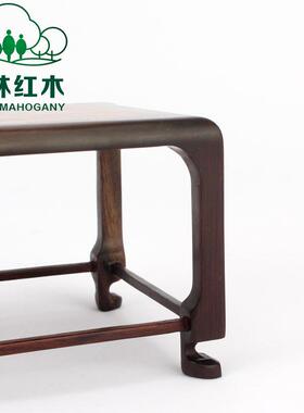 红木小花盆架子酸枝木质花瓶紫砂壶托架工艺品底座小花几