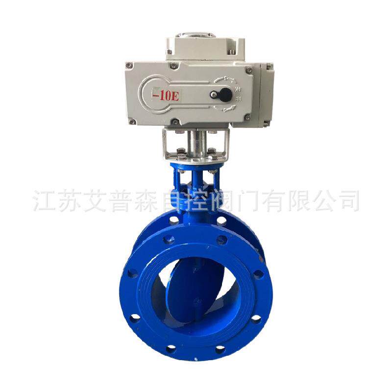 稳定可靠管道通风助手-D941W-1C智能调节电动烟气通风法兰蝶阀 - 图2