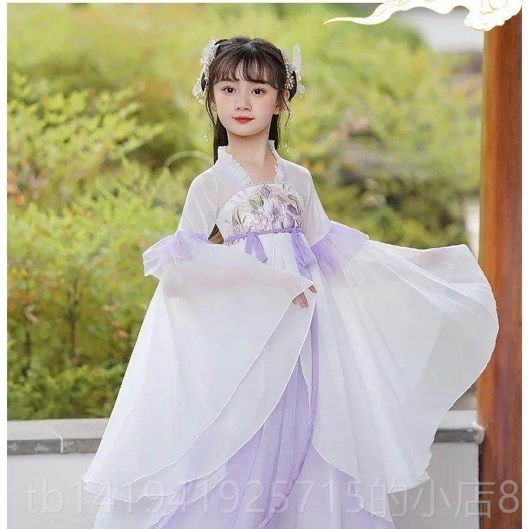 正品女童裙汉夏中季原服创古风超仙女孩襦国风唐装儿童古装演出服,淘宝优惠券,粉丝福利购,淘宝优惠卷