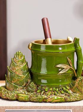 正品升节节高笔毕业礼物送老男女同学桌筒面师摆件书桌办公室复古