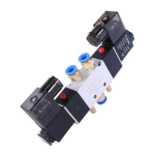 4V220-08气动电磁阀301240双头控线圈2V二位五通气缸控4V320-10制 - 图3