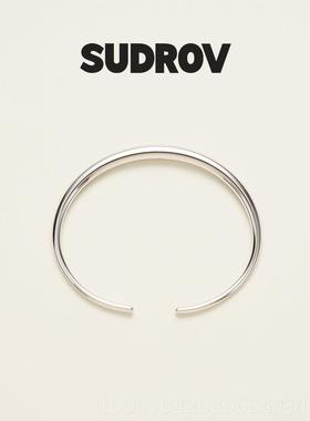 正品SD镯ROV素足银实心手女时尚镯子个性纯银送U女友生日觉礼物实