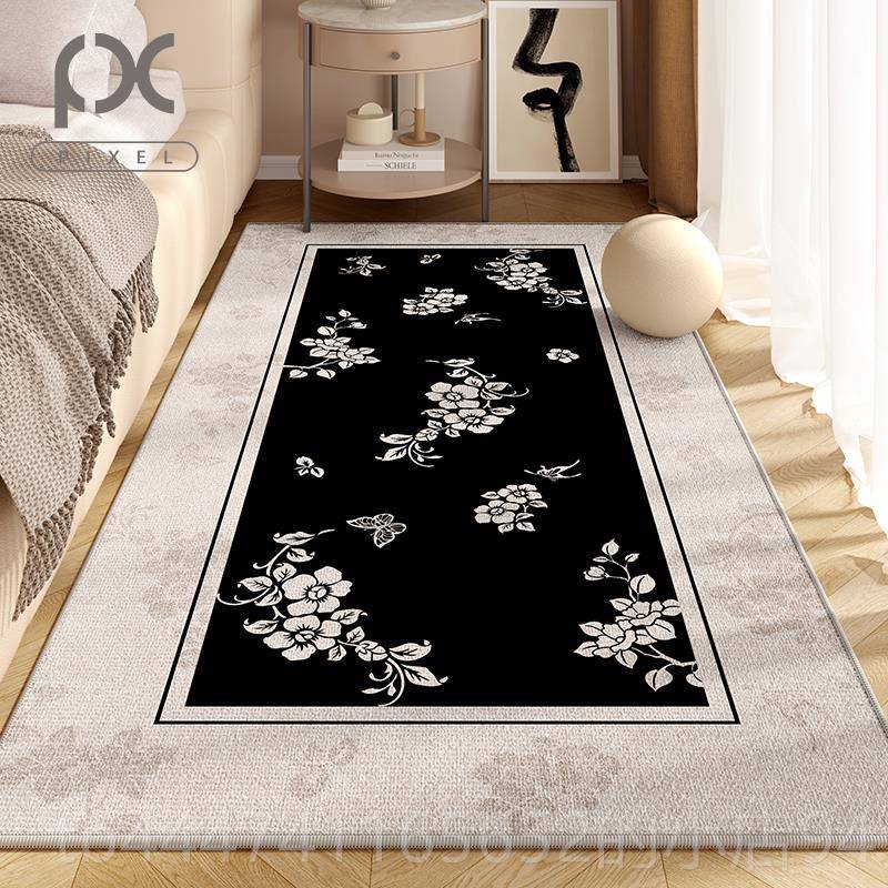 High-end carpet sleeping bedside blanket mat retro room maintenance-free bay window living room sound insulation mat thickened anti-slip