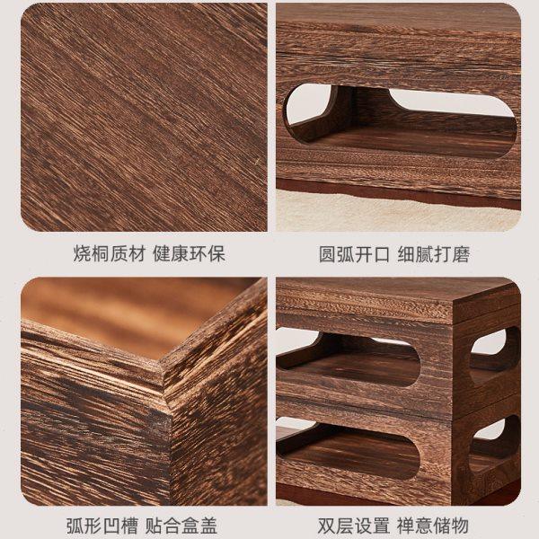 实木木盒桌面带盖储物箱杂物整理收纳盒筐套盒置物架镂空办公CD盒,淘宝优惠券,粉丝福利购,淘宝优惠卷