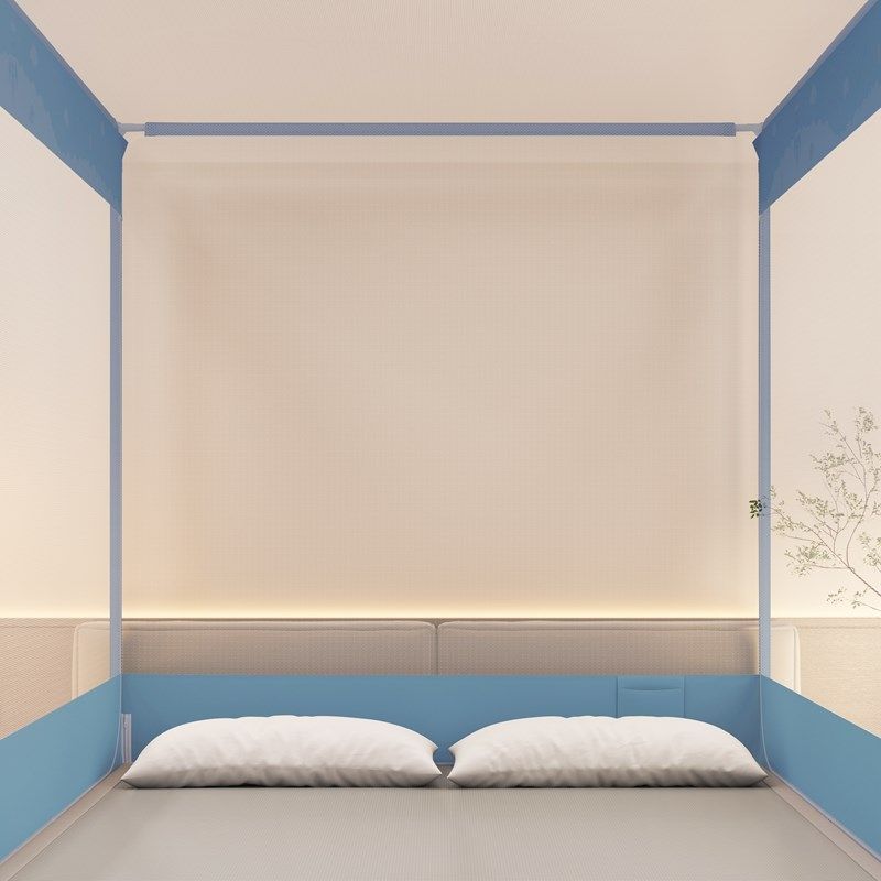 蚊帐家用防摔儿童2025新款卧室135x190床婴儿防掉床全包底可伸缩,淘宝优惠券,粉丝福利购,淘宝优惠卷