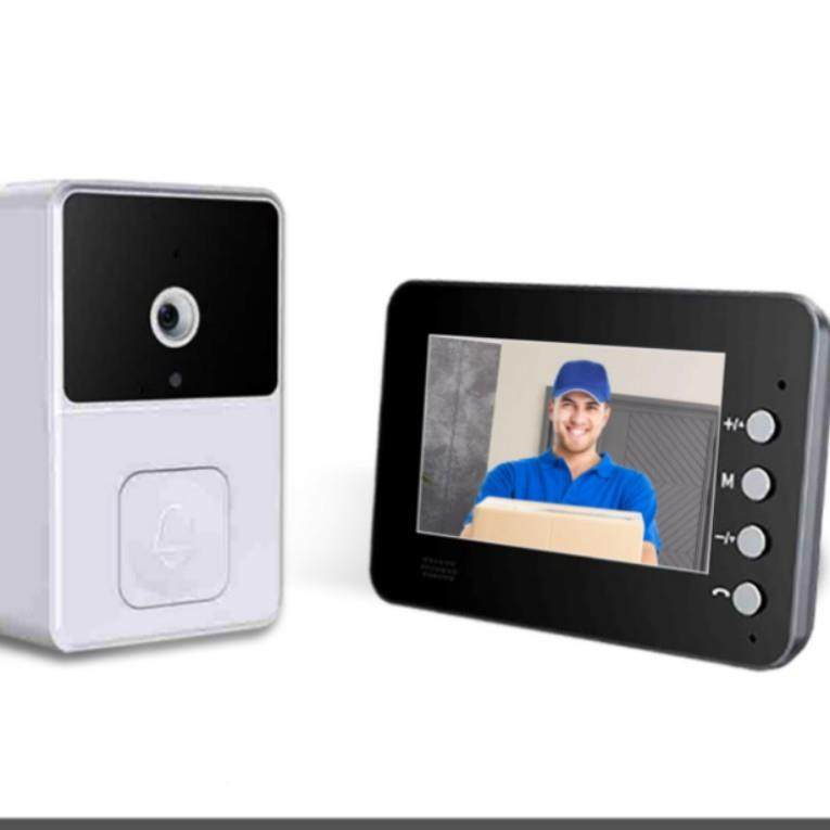 4.3寸带屏门可视讲铃家用高X3清视频智能可视无线高清线门对无铃,淘宝优惠券,粉丝福利购,淘宝优惠卷