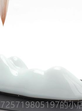 高档现代简约饰新中式样禅意书房摆办件 公室板房间毛笔架笔挂软