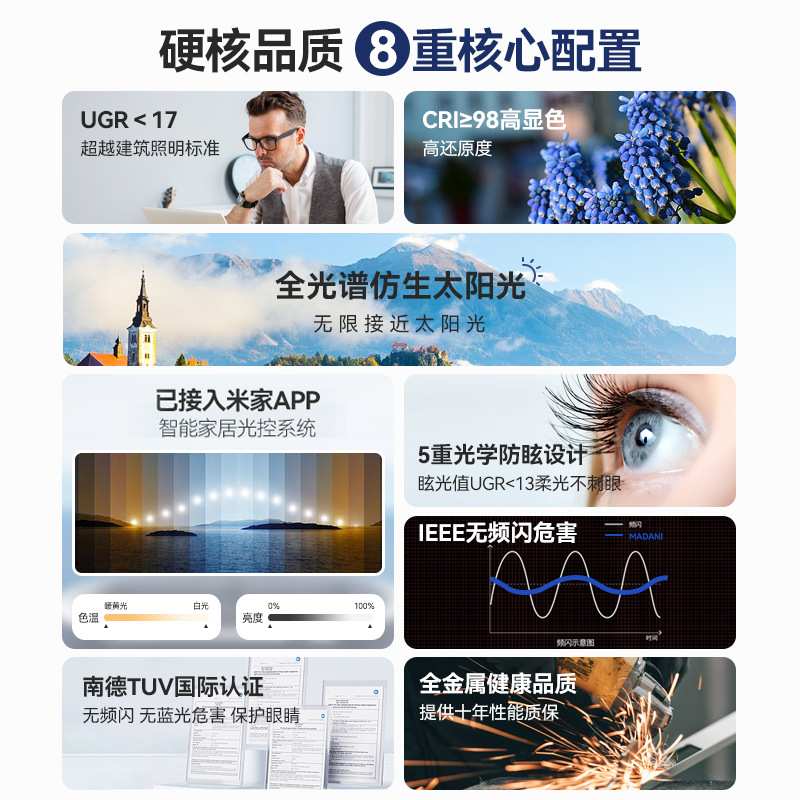 Background wall exhibition hall opening-free ceiling downlight ceiling-type spotlight shopping mall clothing store led surface-mounted folding spotlight
