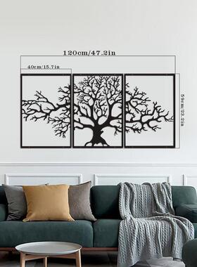 视生命之树3面板墙饰客墙装厅饰电背景001壁挂墙上办公室家居面客
