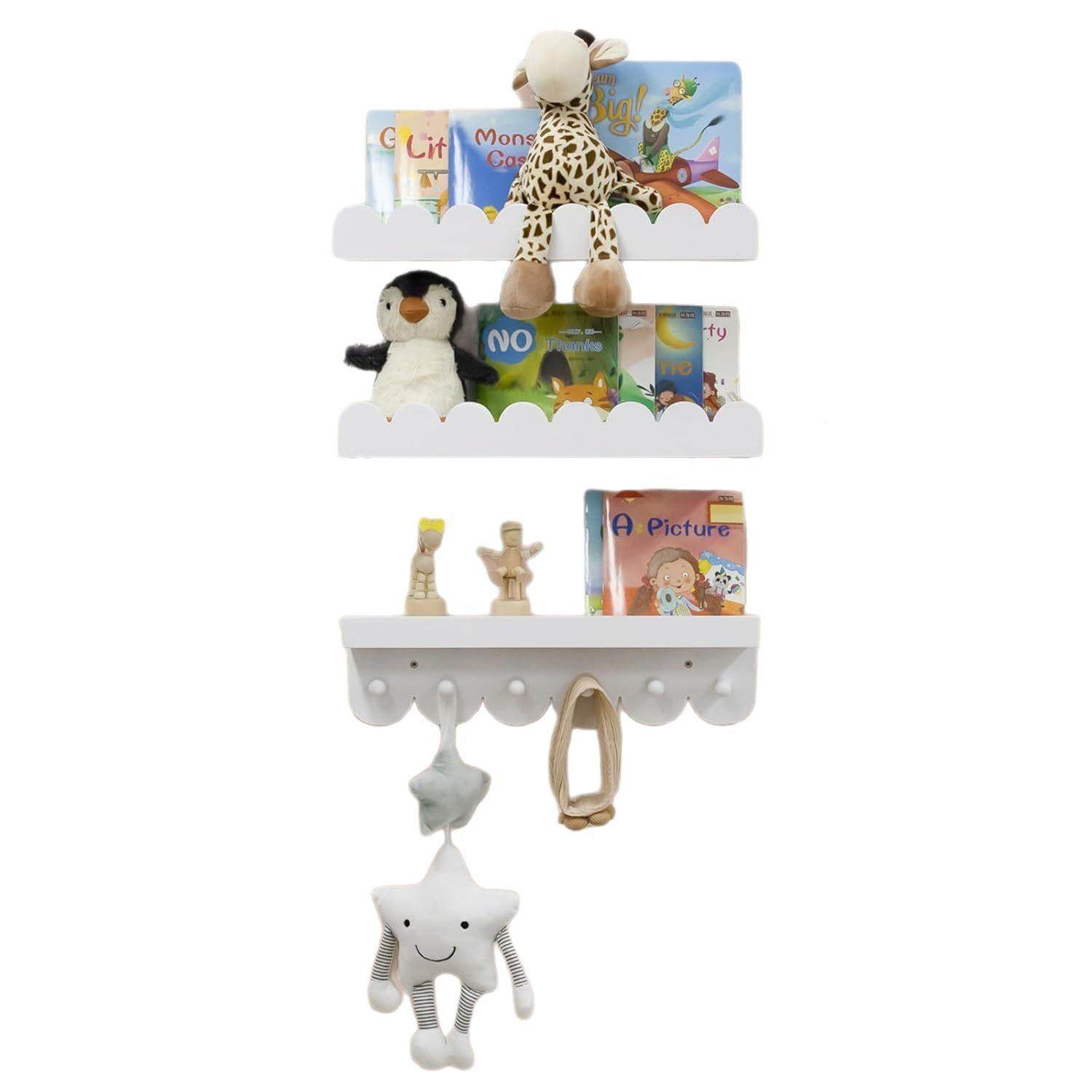 木上置制物架壁挂式整储物架儿童书架玄10理墙关杂物架花架装饰架,淘宝优惠券,粉丝福利购,淘宝优惠卷