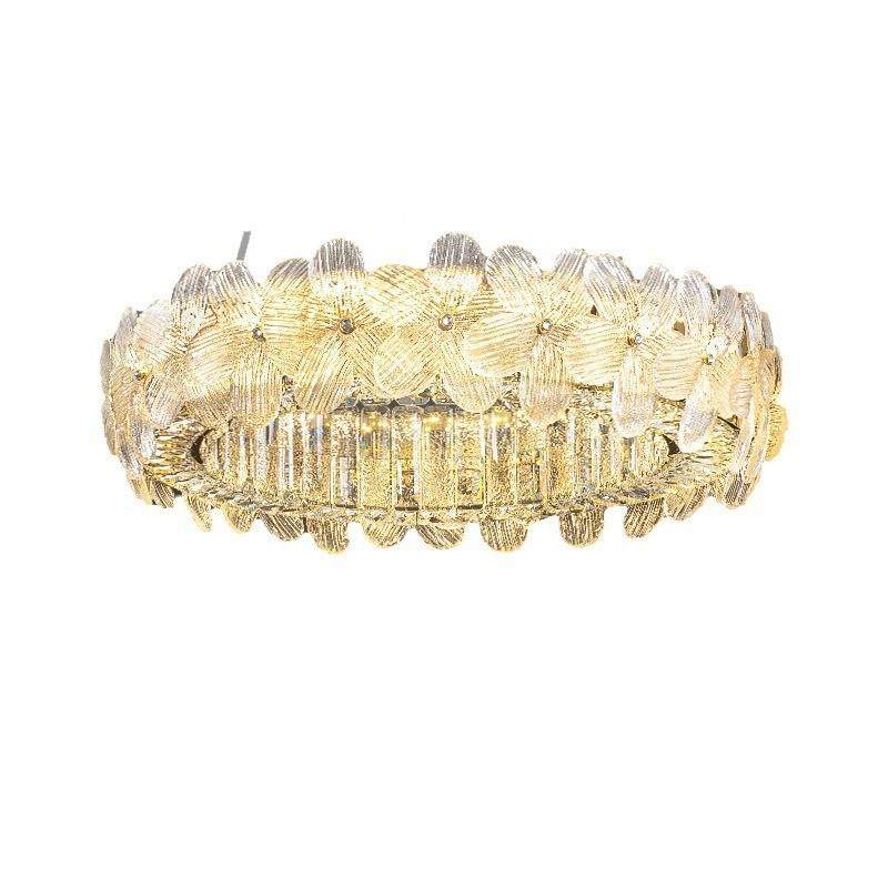 全光谱眼灯餐轻护奢水晶吊灯客厅灯法式奶油风厅灯168创意朵卧花,淘宝优惠券,粉丝福利购,淘宝优惠卷