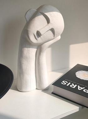 轻奢感黑白F985JT8T软装饰品小摆现代格调客摆厅酒柜书柜件设