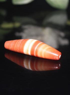 直播热571清销仿代仿古老牛角珠古珠老玛珠子缠丝老玛瑙牛角瑙型