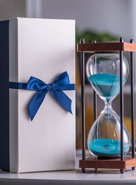 时光沙漏计时器15/30分钟摆件儿童时间管理沙漏七夕生日礼物轻奢