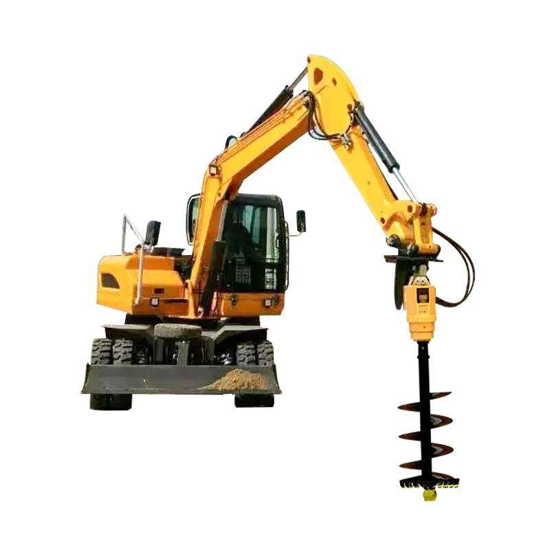 挖改螺旋钻机光伏地基打桩机挖掘机螺旋钻打孔挖树坑电线杆钻孔机,淘宝优惠券,粉丝福利购,淘宝优惠卷