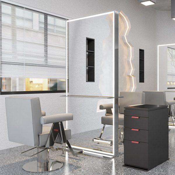 网红理发店镜子美发镜台发廊专用影楼全身落地镜美发店剪发镜带灯,淘宝优惠券,粉丝福利购,淘宝优惠卷