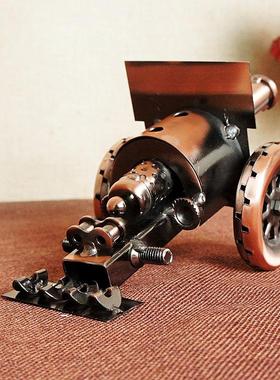 特价古董兵器 清代门形迫击大炮 纯手复古铁艺小钢炮模型多款可选