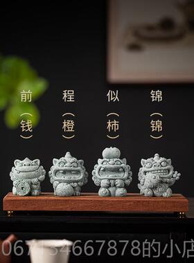 高档风故宫文招财貔貅物吉祥物摆件新年公司年会礼家居国桌面创装