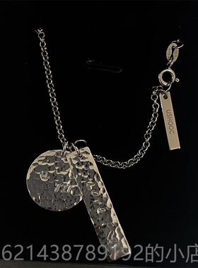 高档设鱼 情侣项链925纯银 原创计记忆星球刻字字母送说女友生日