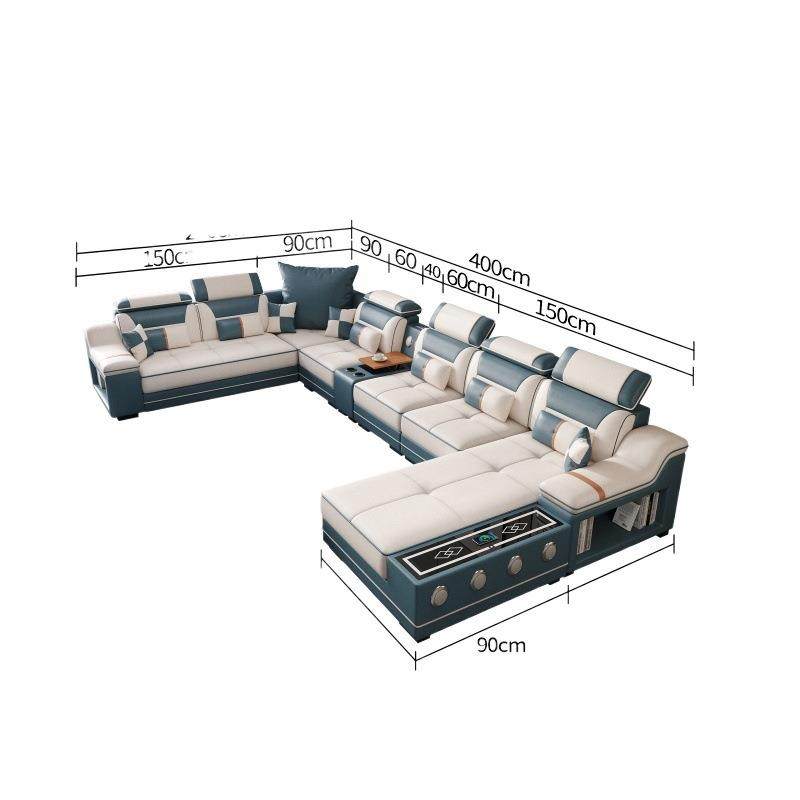 沙发客厅2025新款大小户型免洗猫抓皮布沙发乳胶科技布艺转角组合,淘宝优惠券,粉丝福利购,淘宝优惠卷