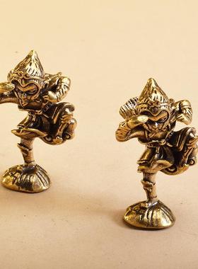 黄铜孙悟空摆件工艺品齐天大圣摆设景区地摊庙会夜市跑江湖小商品